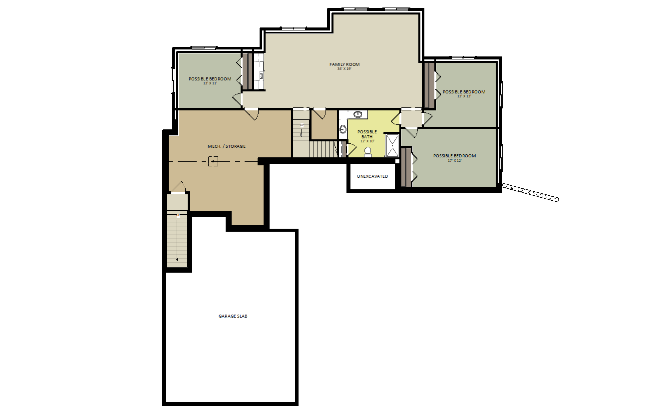 KorthLower Level Floor Plan